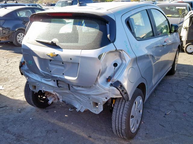 KL8CA6SA7HC839701 - 2017 CHEVROLET SPARK LS SILVER photo 4