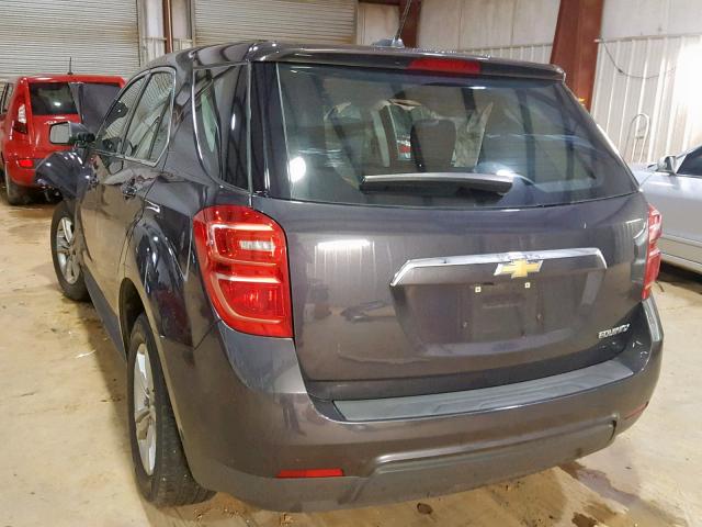 2GNALBEK1G6314105 - 2016 CHEVROLET EQUINOX LS GRAY photo 3