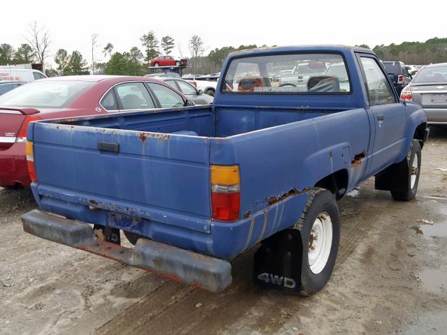 JT4RN60RXE5005601 - 1984 TOYOTA PICKUP RN6 BLUE photo 4