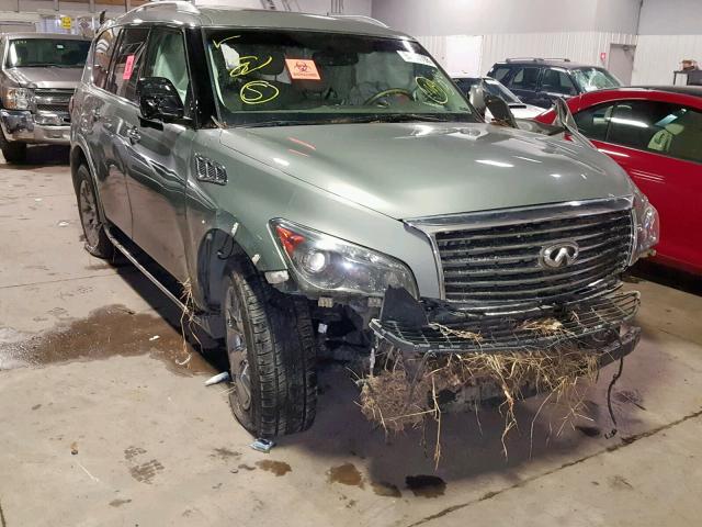 JN8AZ2NE0C9018674 - 2012 INFINITI QX56 GREEN photo 1