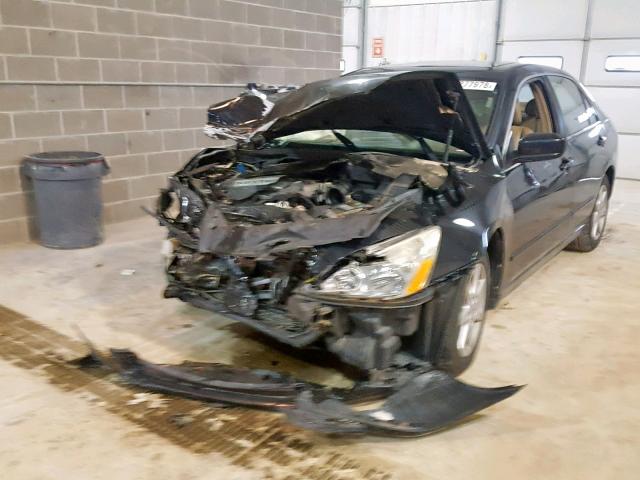 1HGCM66583A008905 - 2003 HONDA ACCORD BLACK photo 10