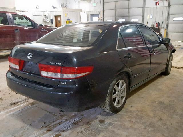 1HGCM66583A008905 - 2003 HONDA ACCORD BLACK photo 4