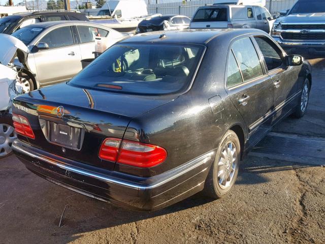 WDBJF65J11B168368 - 2001 MERCEDES-BENZ E 320 BLACK photo 4