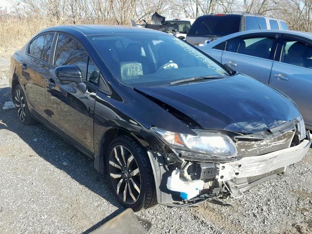 19XFB2F95FE206677 - 2015 HONDA CIVIC EXL BLACK photo 1