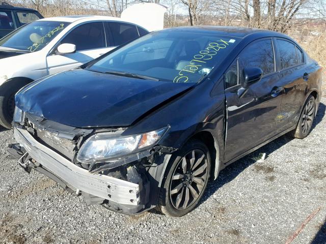 19XFB2F95FE206677 - 2015 HONDA CIVIC EXL 黑色 照片 2