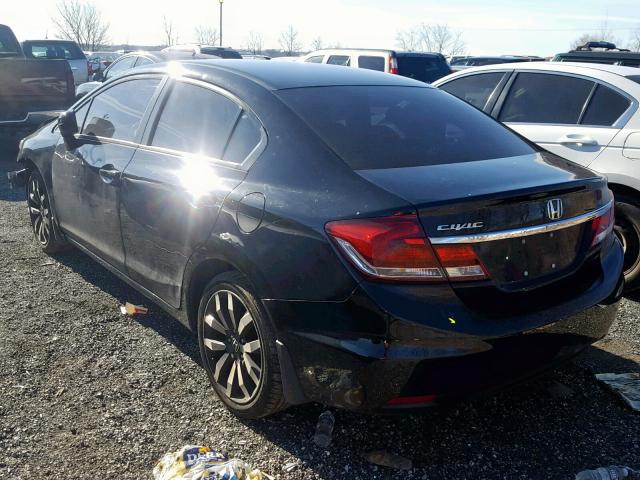 19XFB2F95FE206677 - 2015 HONDA CIVIC EXL 黑色 照片 3