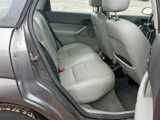 1FAFP34N47W298997 - 2007 FORD FOCUS ZX4 GRAY photo 6