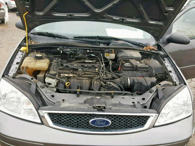 1FAFP34N47W298997 - 2007 FORD FOCUS ZX4 GRAY photo 7