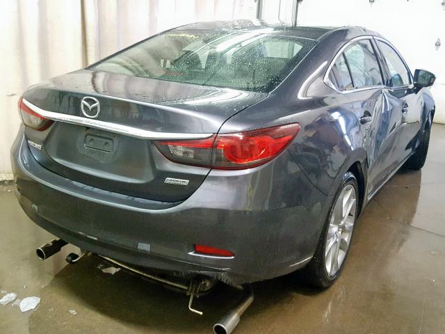 JM1GJ1T62E1149304 - 2014 MAZDA 6 TOURING GRAY photo 4