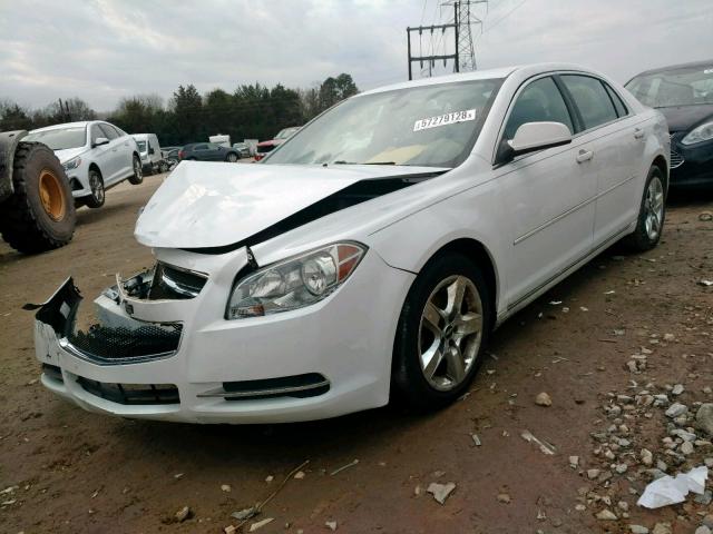 1G1ZC5EB3AF166378 - 2010 CHEVROLET MALIBU 1LT 白色 照片 2