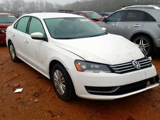 1VWAT7A39EC065168 - 2014 VOLKSWAGEN PASSAT S WHITE photo 1