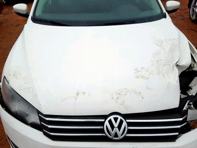 1VWAT7A39EC065168 - 2014 VOLKSWAGEN PASSAT S WHITE photo 7