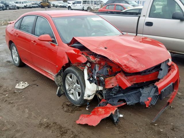 2G1WC57M491209923 - 2009 CHEVROLET IMPALA 2LT RED photo 1