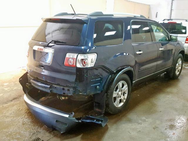 1GKKRNED9CJ206010 - 2012 GMC ACADIA SLE BLUE photo 4