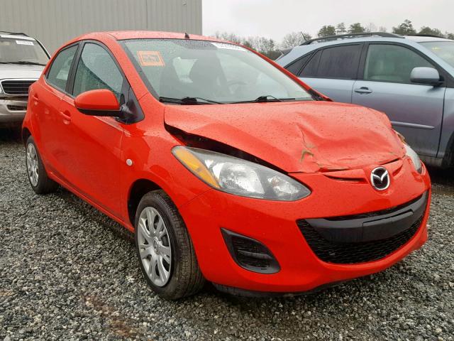 JM1DE1KY6E0173976 - 2014 MAZDA MAZDA2 SPO RED photo 1