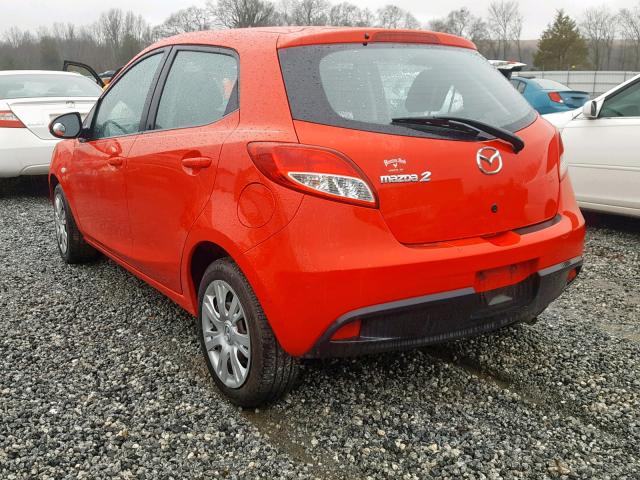 JM1DE1KY6E0173976 - 2014 MAZDA MAZDA2 SPO RED photo 3