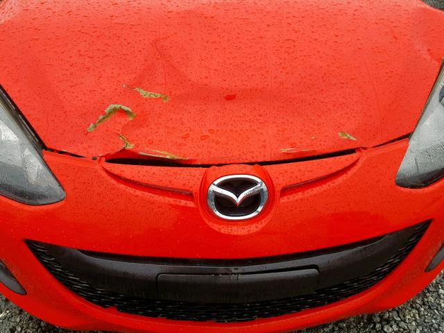 JM1DE1KY6E0173976 - 2014 MAZDA MAZDA2 SPO RED photo 9