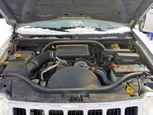 1J4HR48N85C515280 - 2005 JEEP GRAND CHER SILVER photo 7