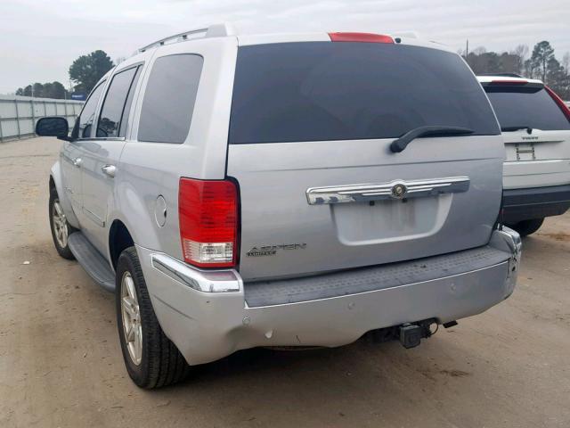 1A8HW58NX7F538185 - 2007 CHRYSLER ASPEN LIMI SILVER photo 3