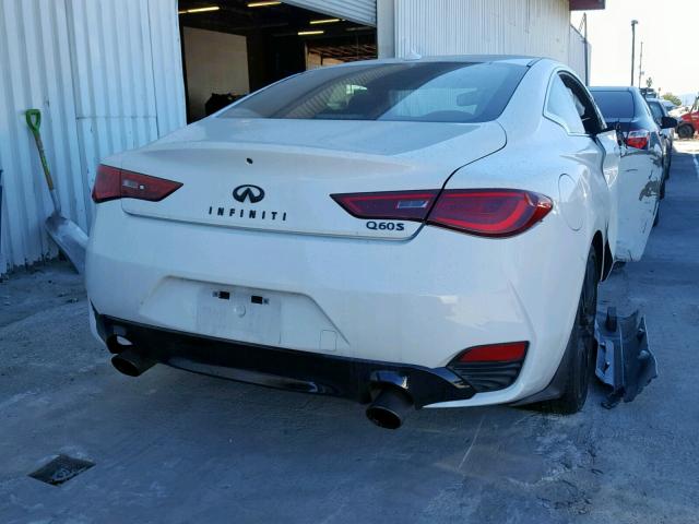 JN1FV7EK1HM610995 - 2017 INFINITI Q60 RED SP WHITE photo 4