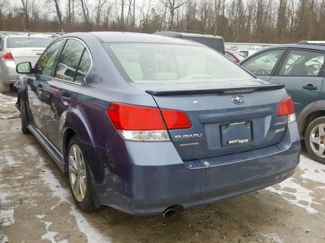 4S3BMBC63D3048573 - 2013 SUBARU LEGACY 2.5 BLUE photo 3