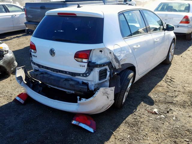 WVWDM7AJ2CW126058 - 2012 VOLKSWAGEN GOLF 白色 照片 4