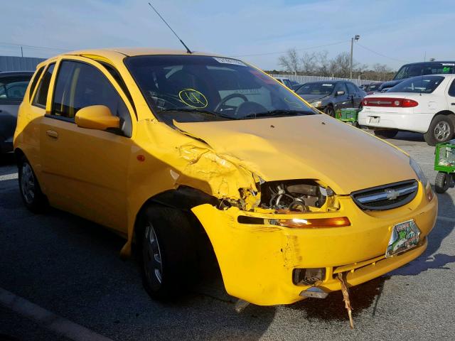 KL1TJ62644B170801 - 2004 CHEVROLET AVEO LS YELLOW photo 1