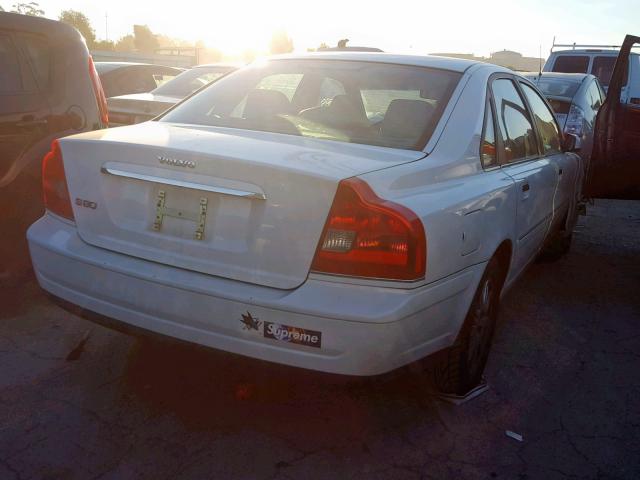 YV1TS592151390384 - 2005 VOLVO S80 2.5T WHITE photo 4