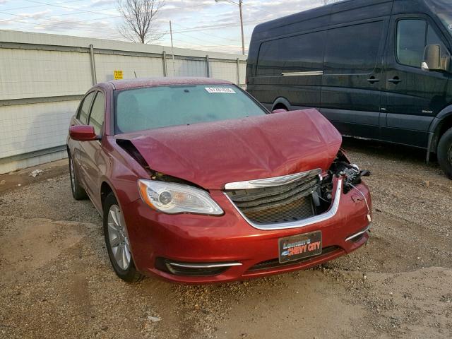 1C3CCBBB2CN203448 - 2012 CHRYSLER 200 TOURIN RED photo 1