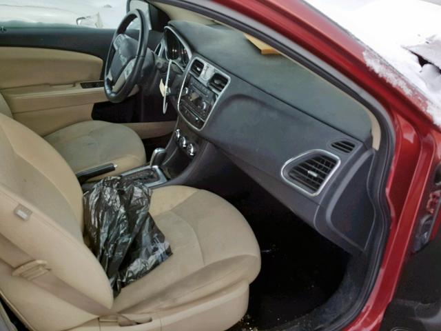 1C3CCBBB2CN203448 - 2012 CHRYSLER 200 TOURIN RED photo 5