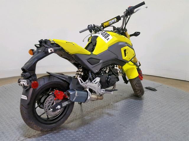 MLHJC7514J5011073 - 2018 HONDA GROM 125 YELLOW photo 8