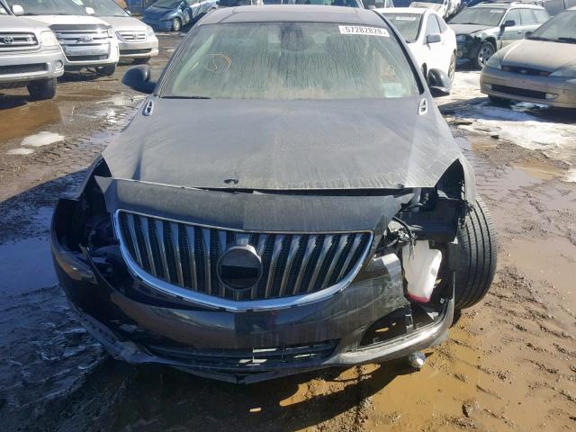 2G4GP5EXXE9221899 - 2014 BUICK REGAL PREM BLACK photo 9