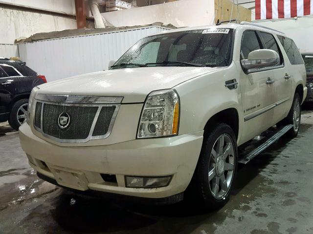 1GYFK66868R158834 - 2008 CADILLAC ESCALADE E WHITE photo 2