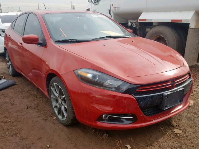 1C3CDFBA4DD151498 - 2013 DODGE DART SXT RED photo 1