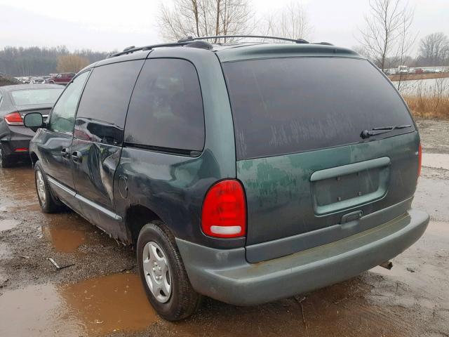 2B4GP2539YR876928 - 2000 DODGE CARAVAN GREEN photo 3