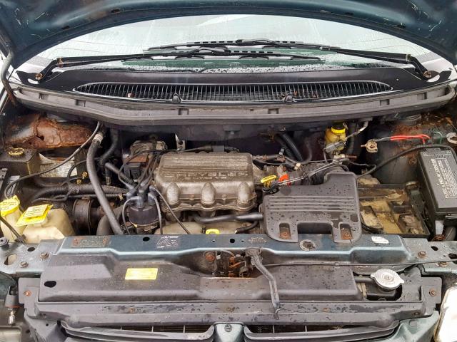 2B4GP2539YR876928 - 2000 DODGE CARAVAN GREEN photo 7