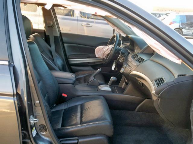 1HGCP2F87AA074739 - 2010 HONDA ACCORD EXL GRAY photo 5