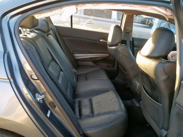 1HGCP2F87AA074739 - 2010 HONDA ACCORD EXL GRAY photo 6