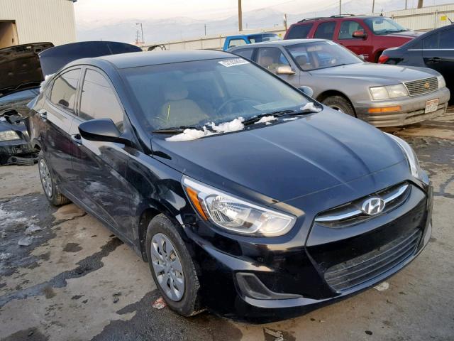 KMHCT4AE8GU167355 - 2016 HYUNDAI ACCENT SE BLACK photo 1