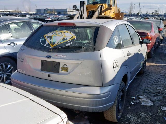 1FAFP37N87W275346 - 2007 FORD FOCUS ZX5 SILVER photo 4