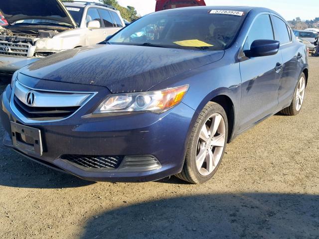 19VDE1F37EE008467 - 2014 ACURA ILX 20 BLUE photo 2