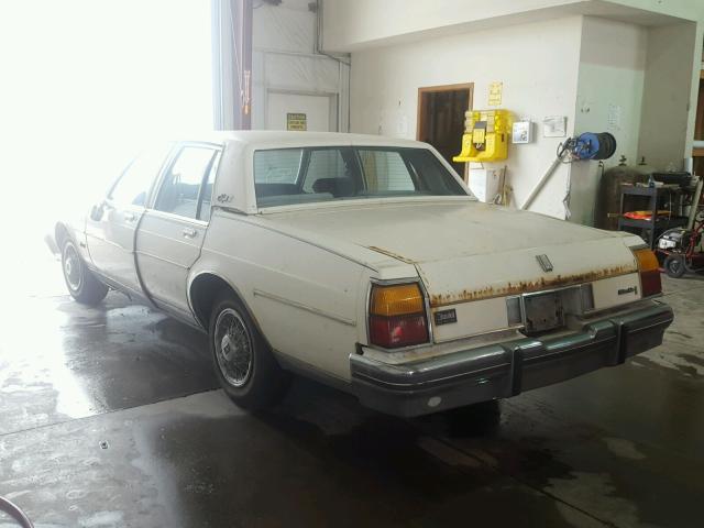 1G3AY69Y4EX311132 - 1984 OLDSMOBILE DELTA 88 R WHITE photo 3