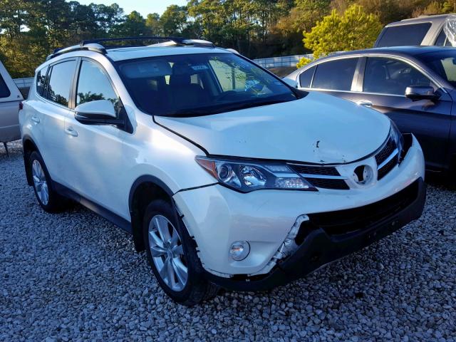 2T3YFREV8DW031279 - 2013 TOYOTA RAV4 LIMIT WHITE photo 1