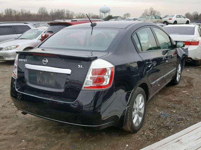 3N1AB6AP7BL657660 - 2011 NISSAN SENTRA 2.0 BLACK photo 4