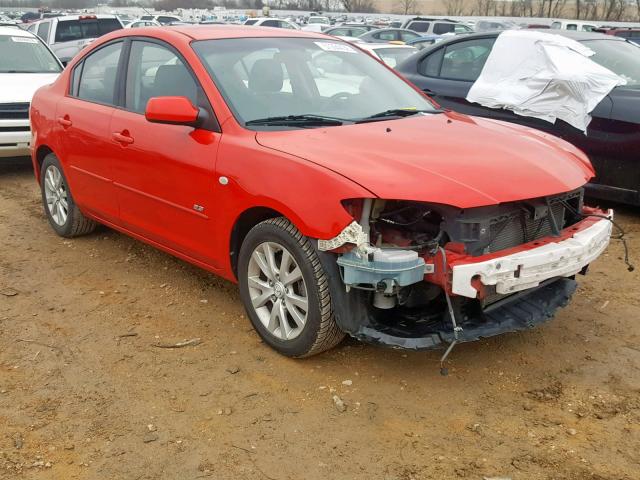 JM1BK323881844238 - 2008 MAZDA 3 S RED photo 1