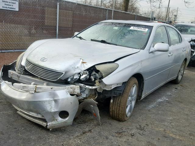 JTHBA30G755085447 - 2005 LEXUS ES 330 SILVER photo 2