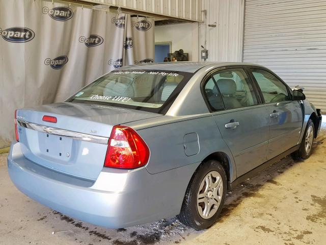 1G1ZS58F37F103081 - 2007 CHEVROLET MALIBU LS ლურჯი ფოტო 4