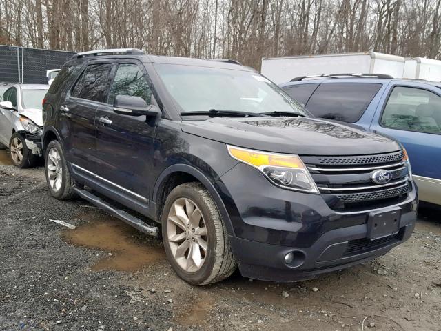 1FM5K8F80DGB37928 - 2013 FORD EXPLORER L BLACK photo 1