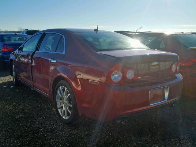 1G1ZE5E79BF243603 - 2011 CHEVROLET MALIBU LTZ BURGUNDY photo 3