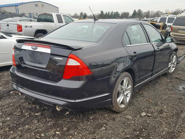 3FAHP0KC7AR426474 - 2010 FORD FUSION SPO BLACK photo 4